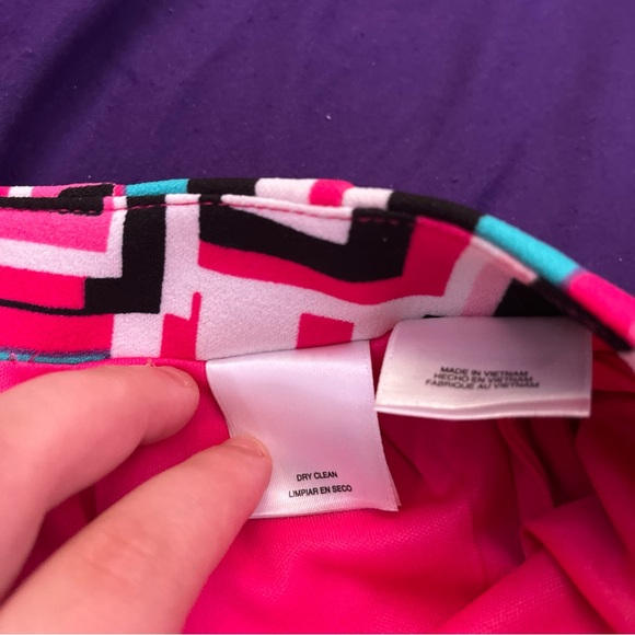 Kasper Midi Length Tutu Pink Multi Pencil skirt - Size 6 - Picture 5 of 10